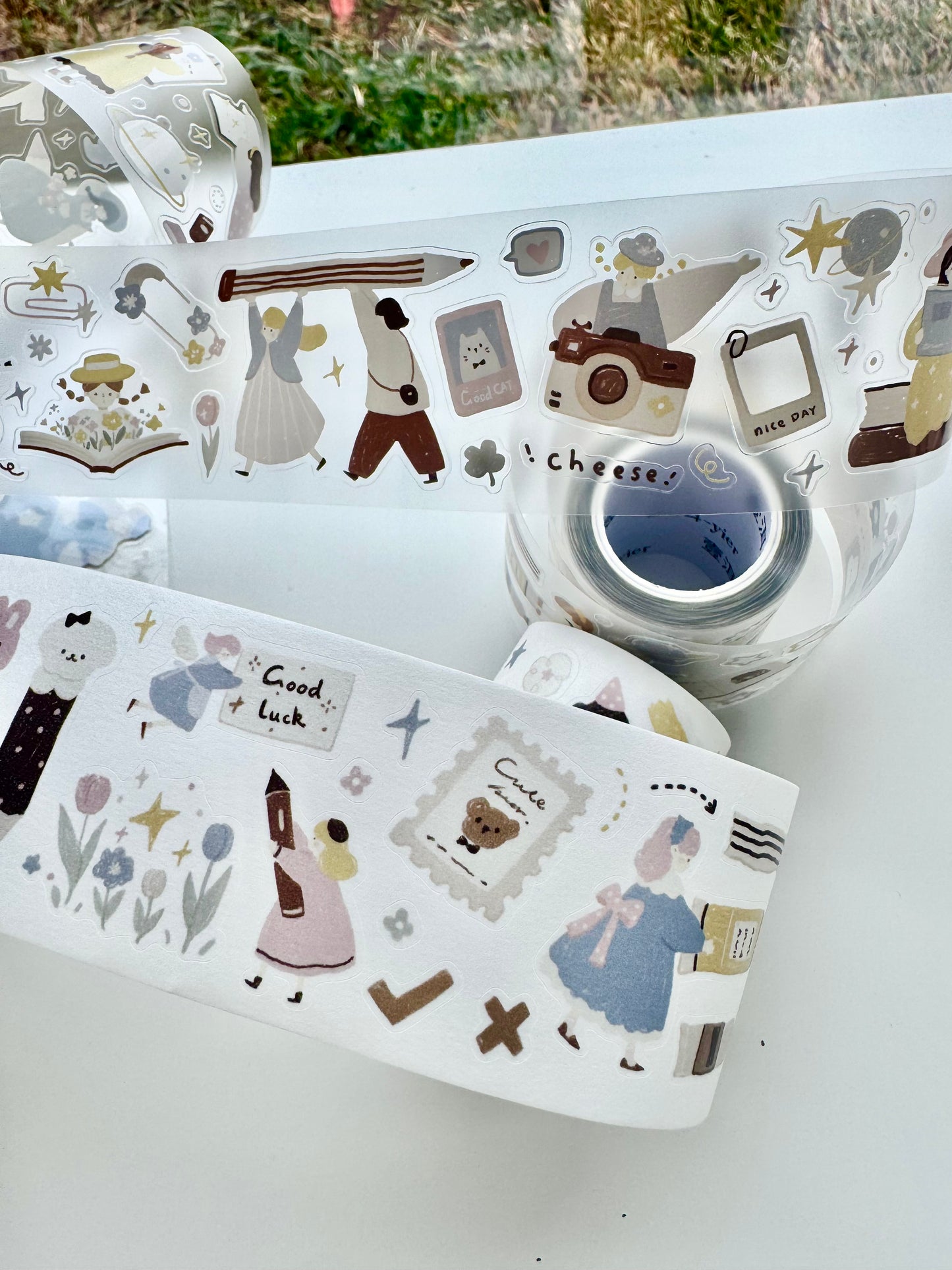 NEW! Yier Studio - Vol.6 Stationery Planet | Kiss-cut | 4.5cm Tape | Release Paper | 5M