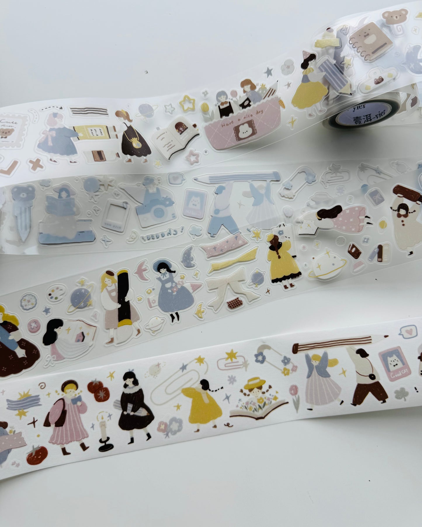 NEW! Yier Studio - Vol.6 Stationery Planet | Kiss-cut | 4.5cm Tape | Release Paper | 5M