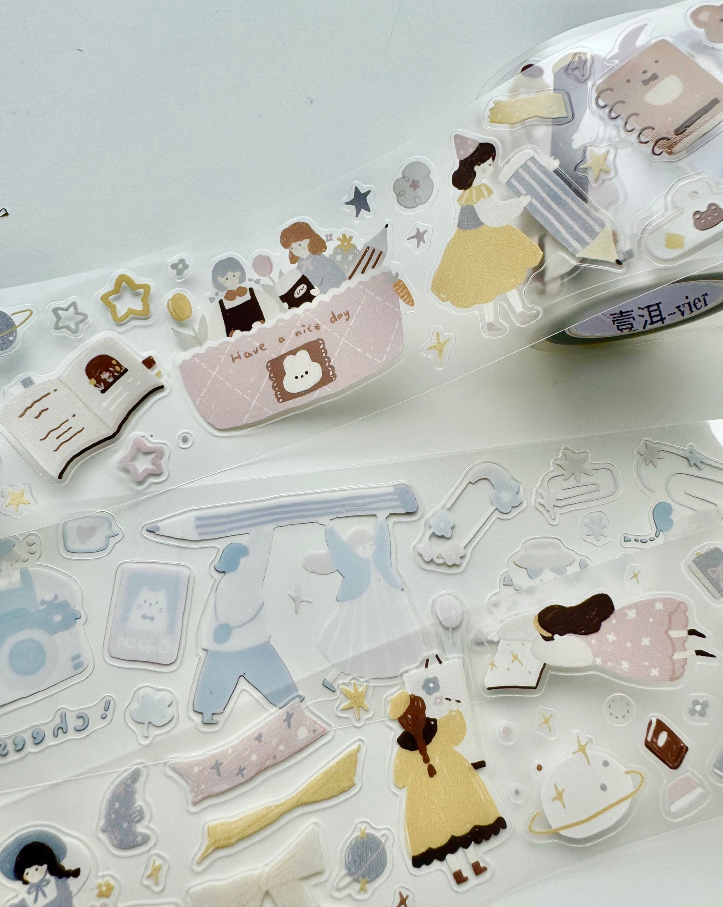 NEW! Yier Studio - Vol.6 Stationery Planet | Kiss-cut | 4.5cm Tape | Release Paper | 5M