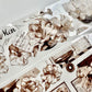 NEW! YC Studio -  Memories Through the Seasons | Antique Bronze Foil | 6cm PET Tape | Release Paper