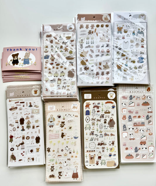 (RESTOCK SOON ETA 02/10) Ranmyu - Latest Design | Kiss-cut | 1 Sheet | PET Sticker