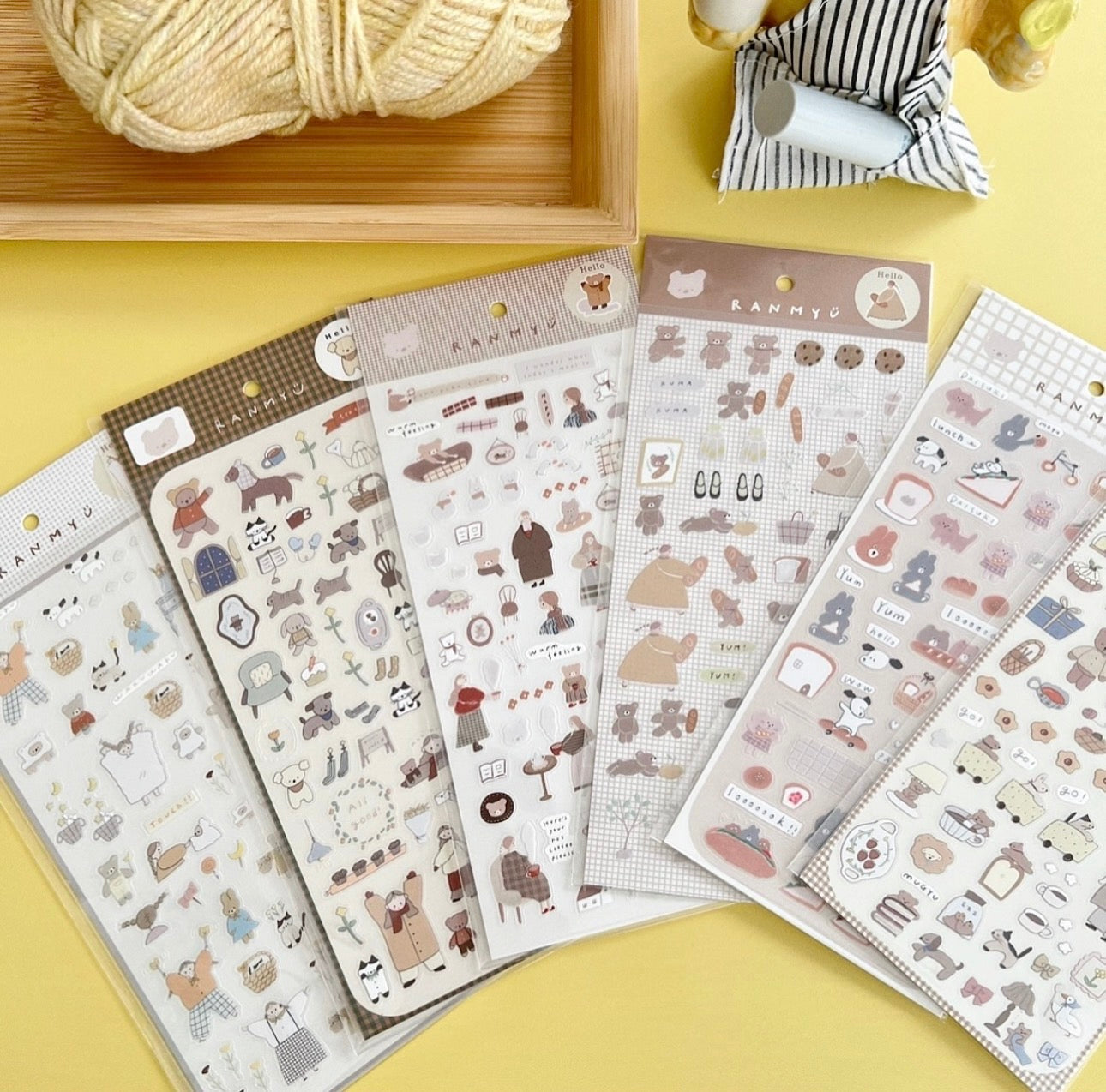 (RESTOCK SOON ETA 02/10) Ranmyu - Latest Design | Kiss-cut | 1 Sheet | PET Sticker