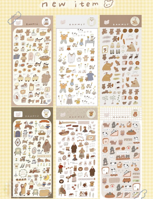 (RESTOCK SOON ETA 02/10) Ranmyu - Latest Design | Kiss-cut | 1 Sheet | PET Sticker