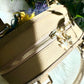 ESH Exclusive Collection - pot-au-feu | Double-sided Pattern | mina perhonen Fabric | Real Leather | Handle | Crossbody | Handmade Products