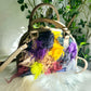 ESH Exclusive Collection - pot-au-feu | Double-sided Pattern | mina perhonen Fabric | Real Leather | Handle | Crossbody | Handmade Products
