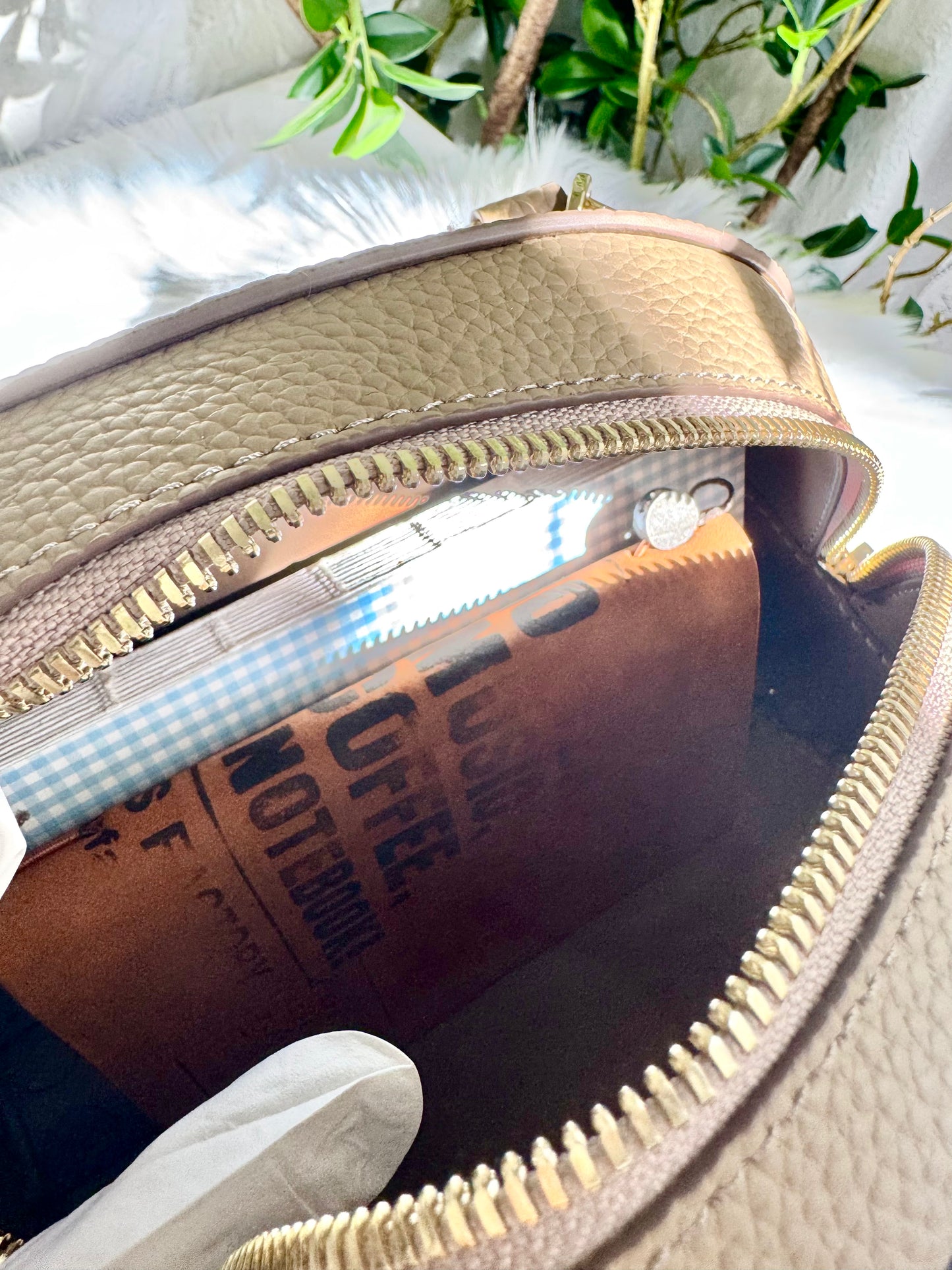 ESH Exclusive Collection - pot-au-feu | Double-sided Pattern | mina perhonen Fabric | Real Leather | Handle | Crossbody | Handmade Products