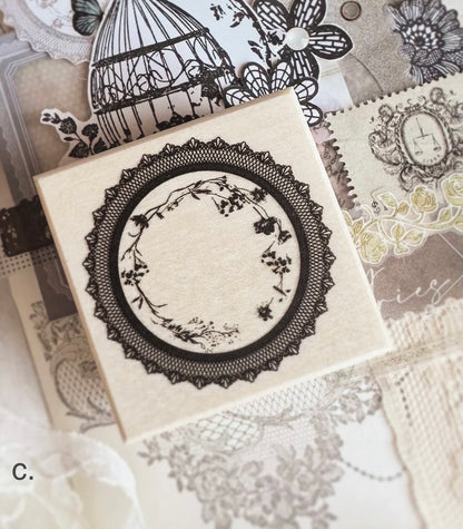 Journal Pages - In Love With Lace - Love Lace | Rubber Stamps