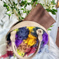 ESH Exclusive Collection - pot-au-feu | Double-sided Pattern | mina perhonen Fabric | Real Leather | Handle | Crossbody | Handmade Products