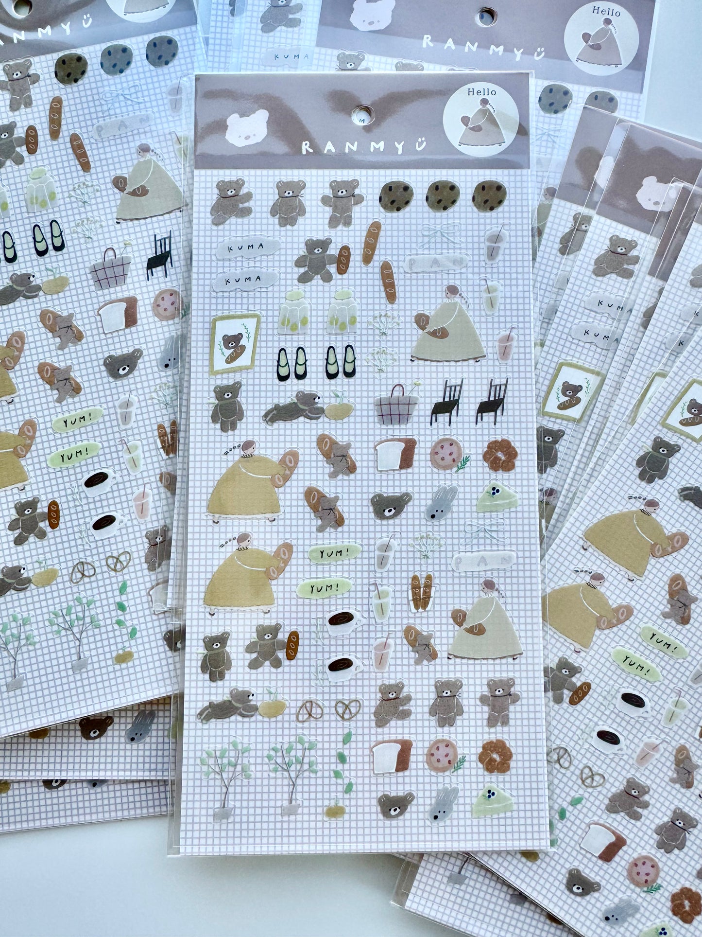 (RESTOCK SOON ETA 02/10) Ranmyu - Latest Design | Kiss-cut | 1 Sheet | PET Sticker