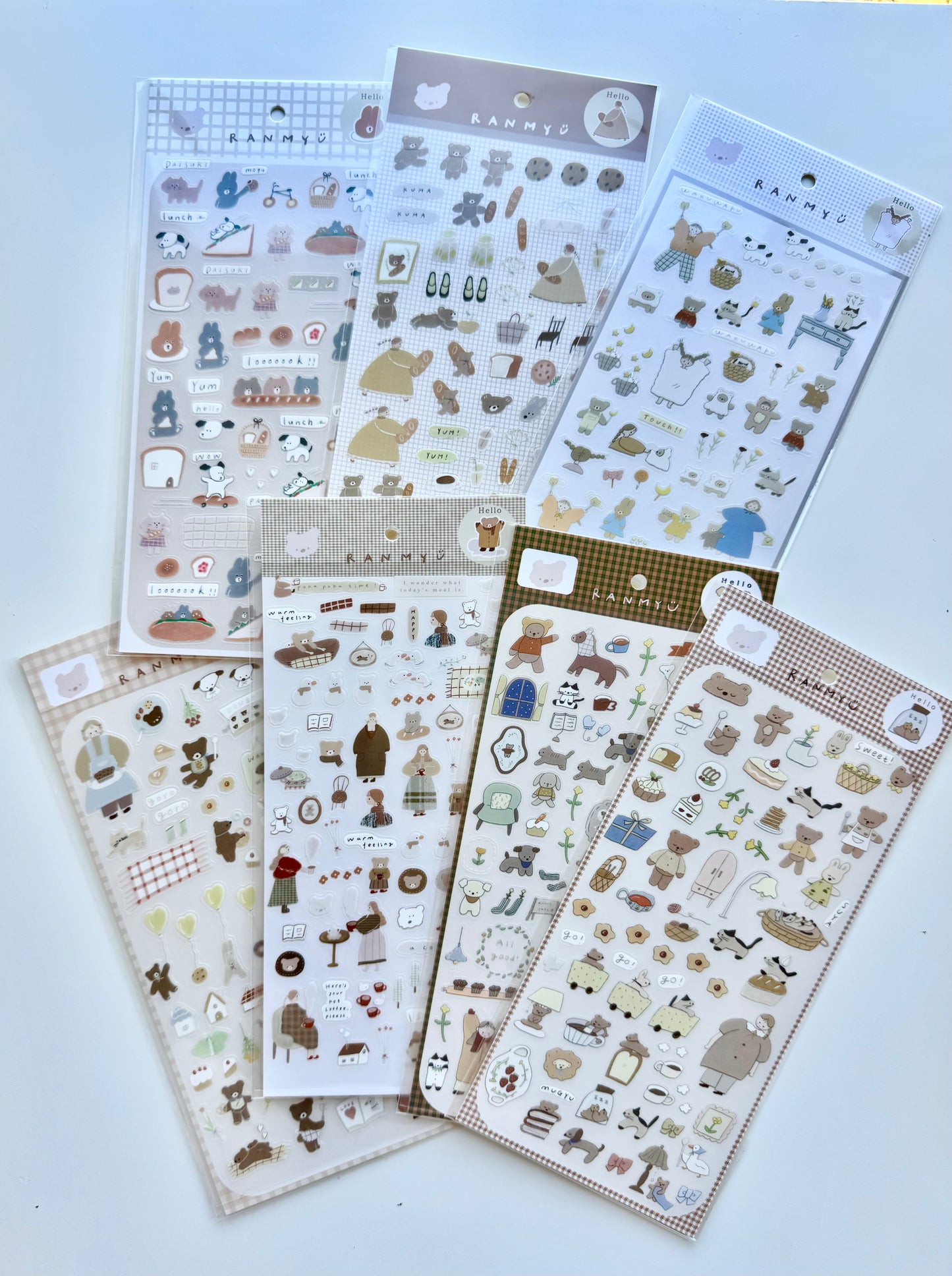 (RESTOCK SOON ETA 02/10) Ranmyu - Latest Design | Kiss-cut | 1 Sheet | PET Sticker