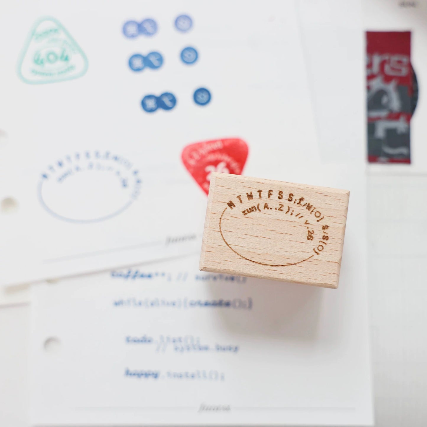 NEW! Sissi - <TWO SIX> | 27pcs Rubber Stamp Set | Wooden Box