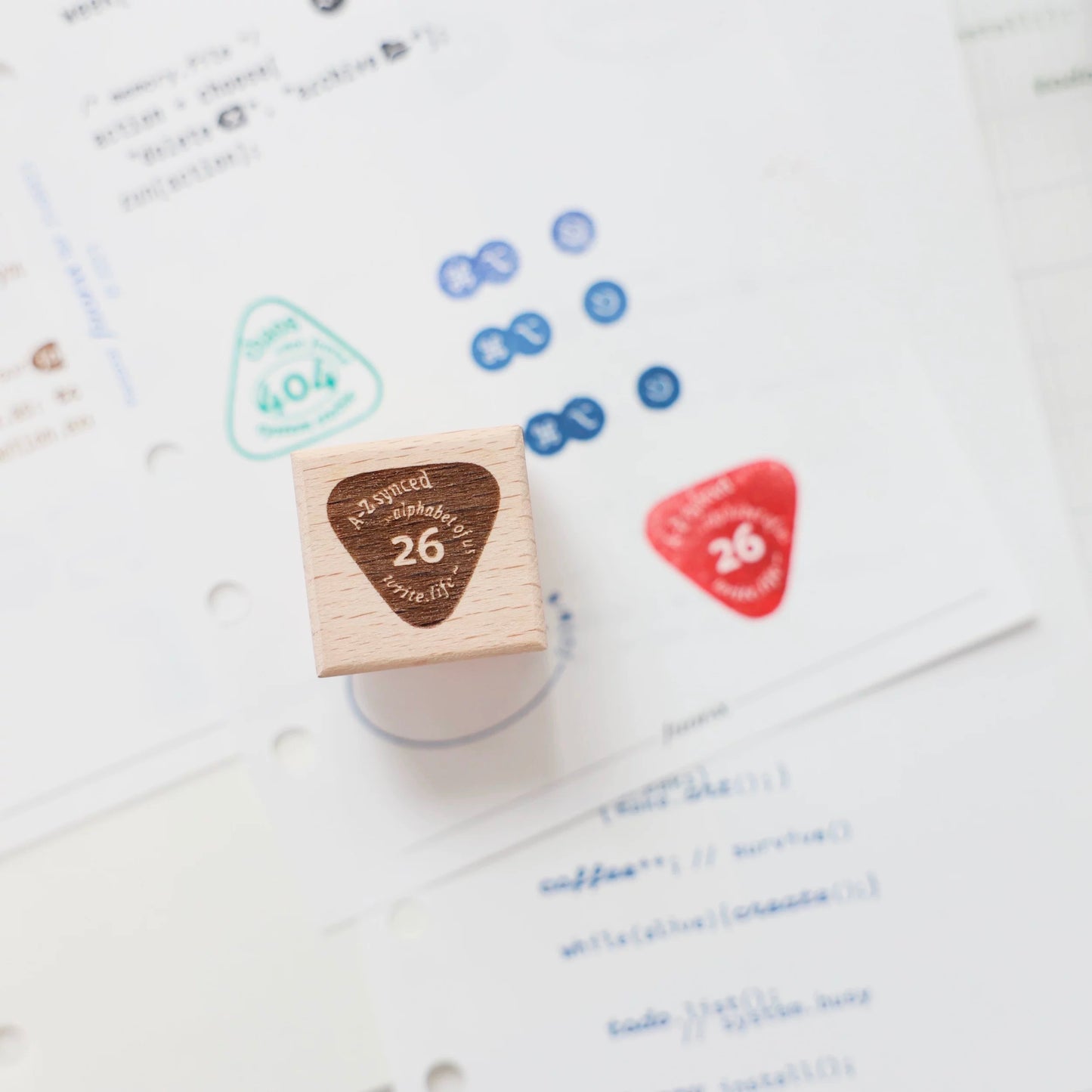 NEW! Sissi - <TWO SIX> | 27pcs Rubber Stamp Set | Wooden Box