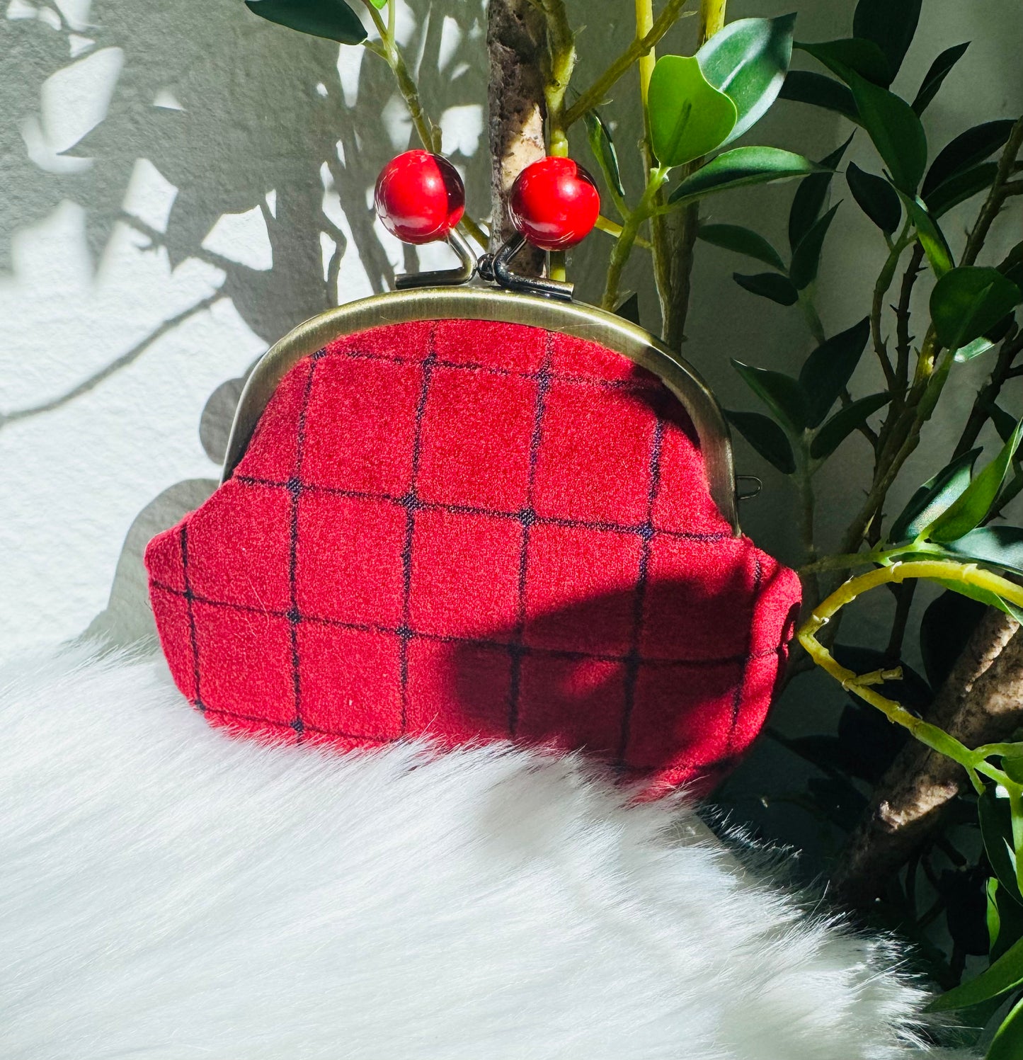 ESH Exclusive Collection - Small Kiss Lock | Double-sided Pattern | Velvet Tambourine  Products | mina perhonen Fabric