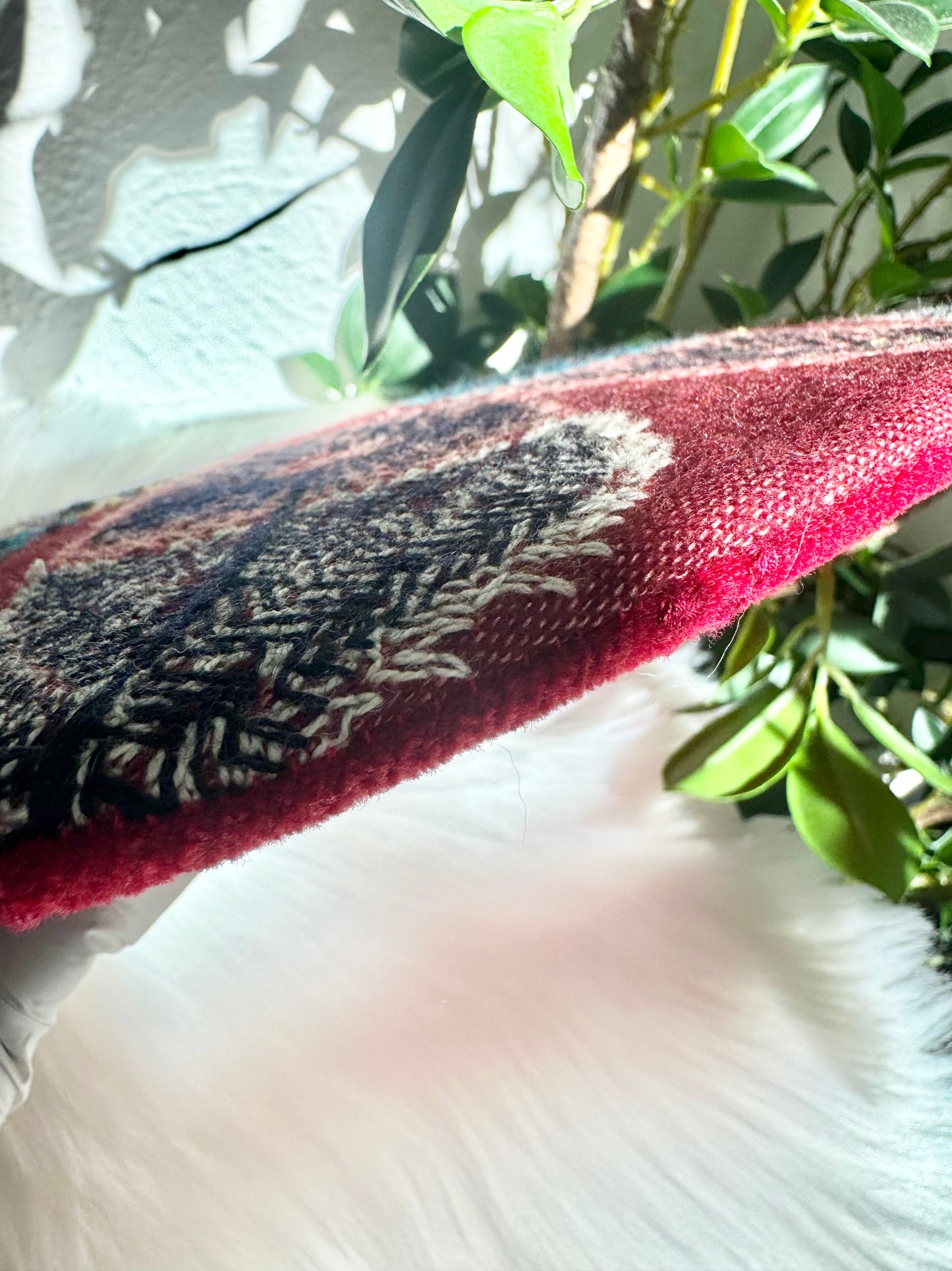 ESH Exclusive Collection - Large Kiss Lock bag | Double-sided Pattern | Velvet Tambourine | Handmade Products | mina perhonen Fabric