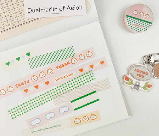 NEW! Fstudio- Colors | 1.5cm Washi Tape | Basic Tapes | Release Paper