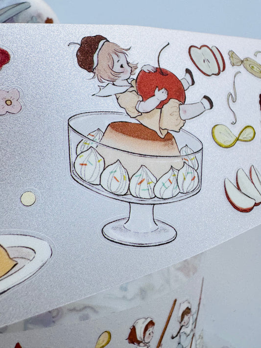 NEW! Shine Studio - Caramel | Kiss-cut | 6cm Glitter PET Tape | Release Paper | 5M