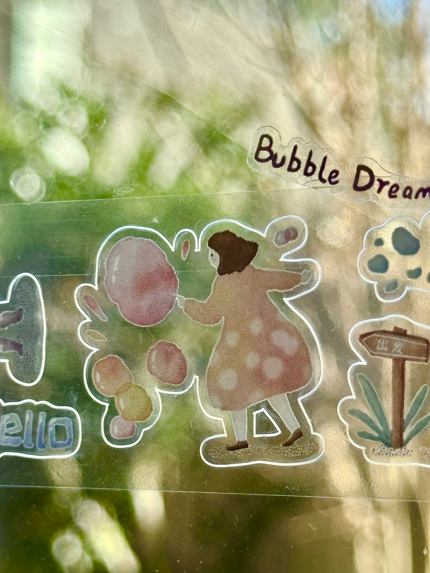 NEW! Bloom Your Day Studio - Mini Girls - Bubble Girl | 3.5cm Tape | Release Paper | 5M