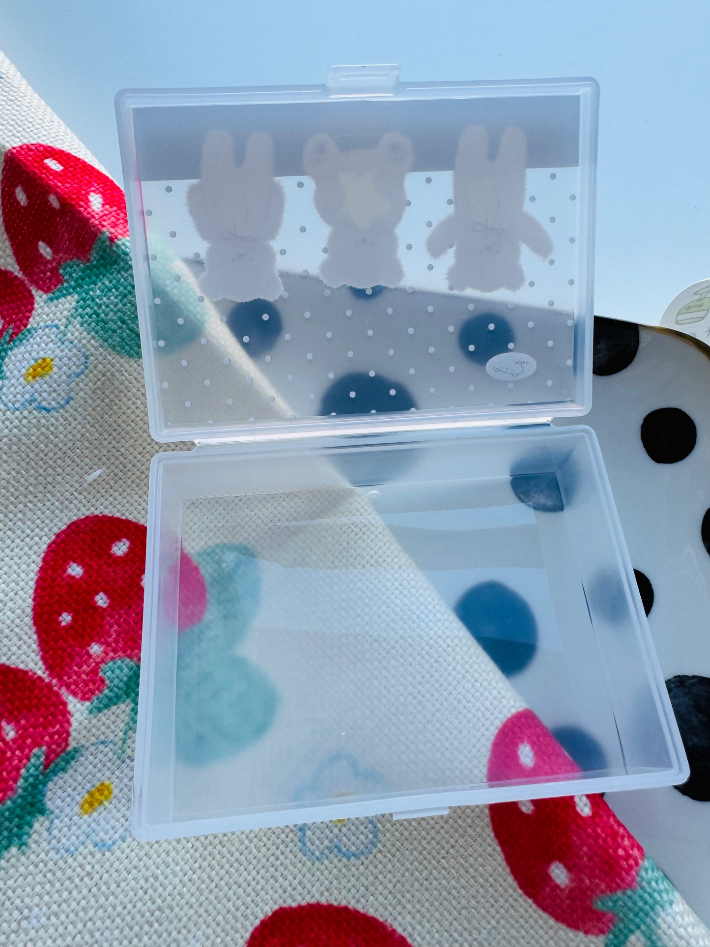 NEW! Xiao Xiao Studio - Plastic Box | Organizer |  Desk Decor | box only