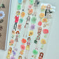 Fairy Maru X Urtape- Fashion Girl | 5cm Gold Foil PET Tape | Release Paper