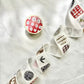 NEW! Pion - Coaster | Kiss-cut | 2.5cm Washi Tape | Release Paper | 5M