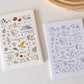 Orange Studio - Sticker | Washi Paper Sticker | 2 Sheets Sticker