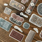 NEW! Breezy Studio - Fabric | Kiss-cut | 5cm Washi Tape | Release Paper | 5M