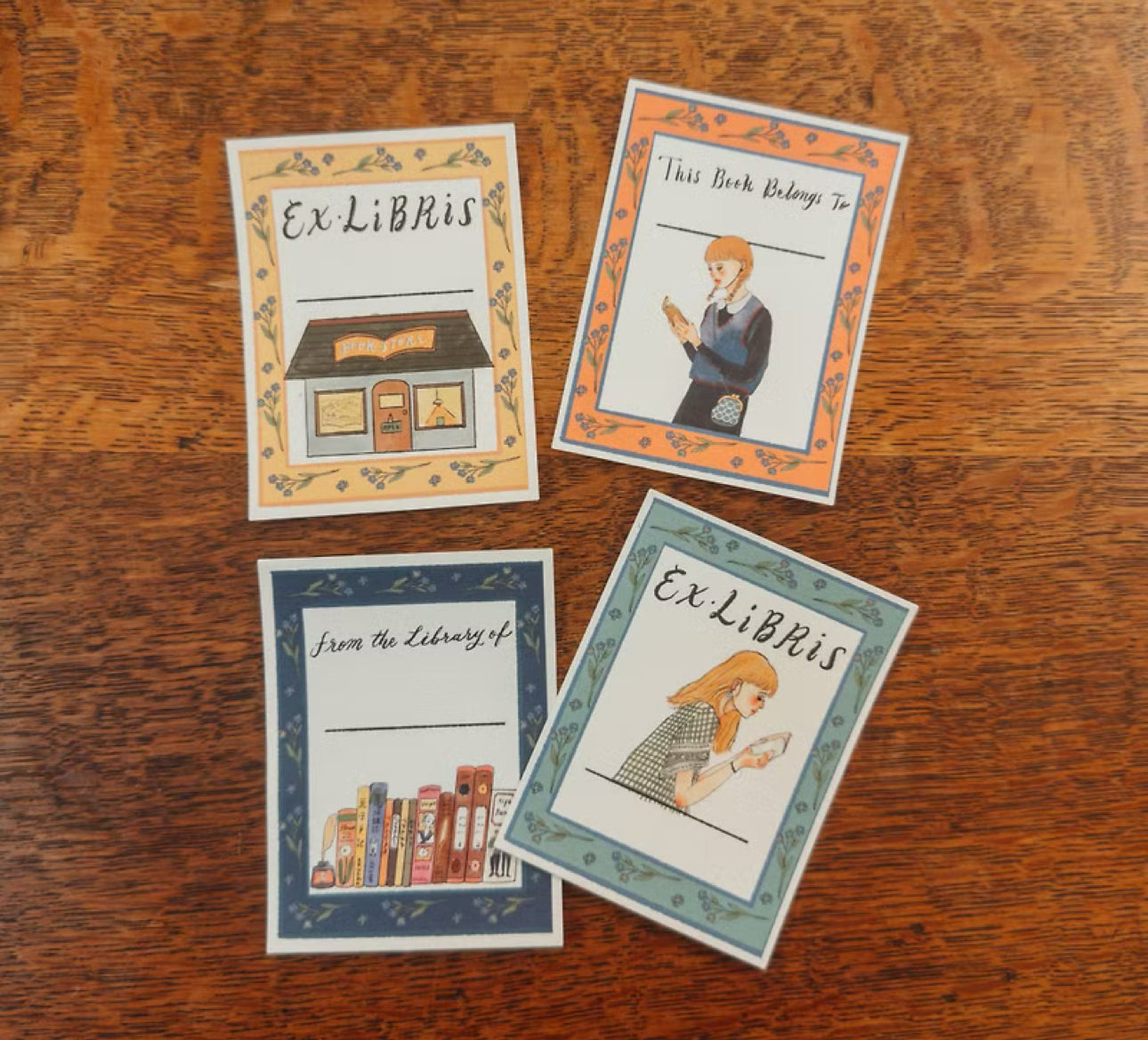 NEW! La Dolce Vita - EX-LIBRIS | 8pcs Label Sticker Set