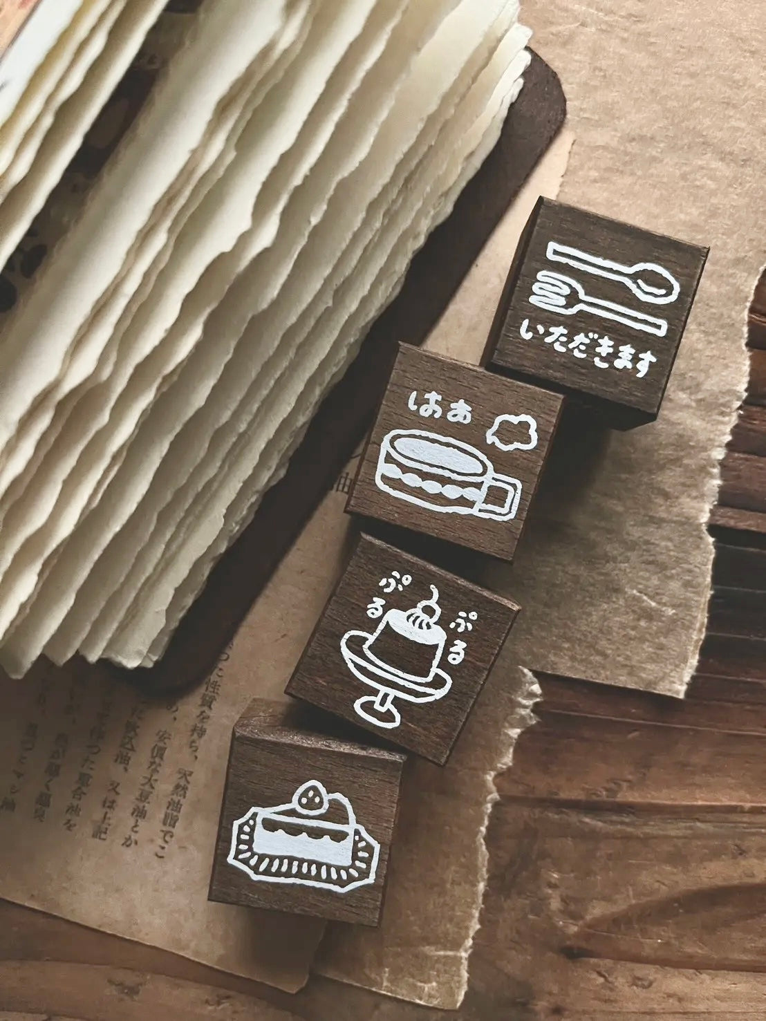 NEW! Breezy Studio -  Snack Time | Rubber Stamp