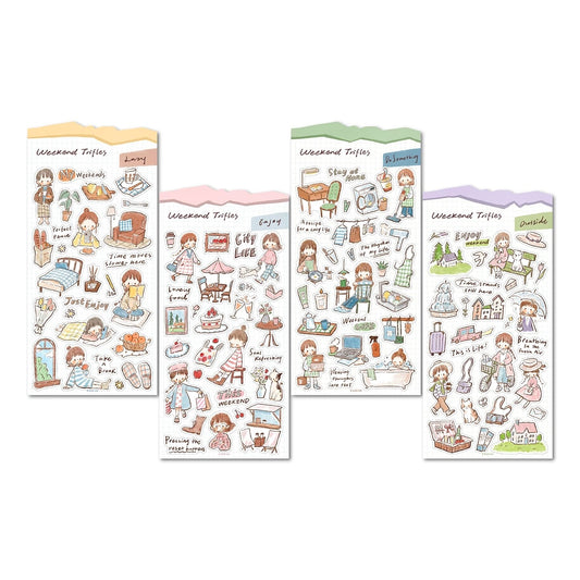 ( ETA 02/12 ) Molinta - Weekend Trifles | Kiss-cut | Writing Paper Sticker