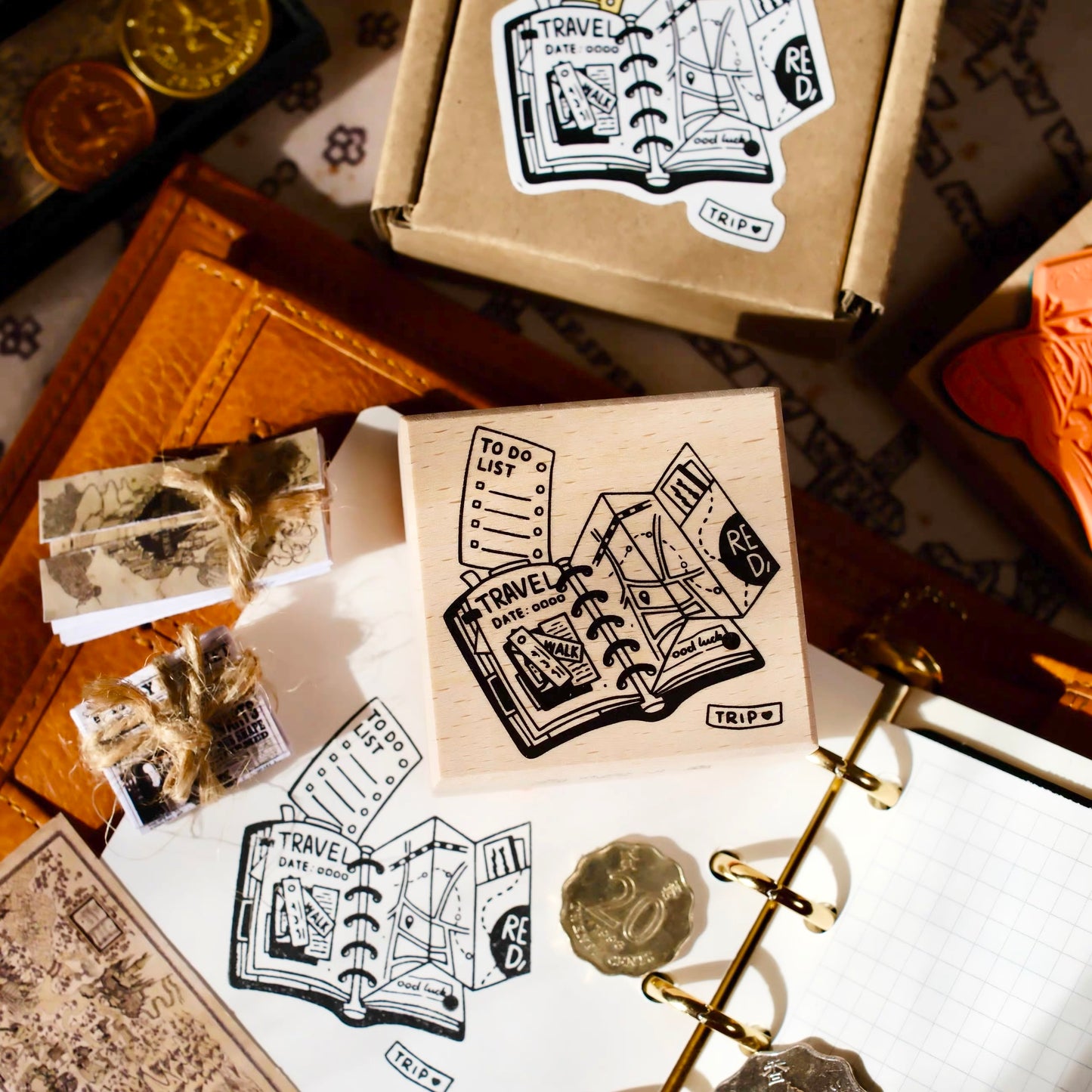 NEW! Cube Fish - Vol.13 | Traveling with my Journal | Rubber Stamps