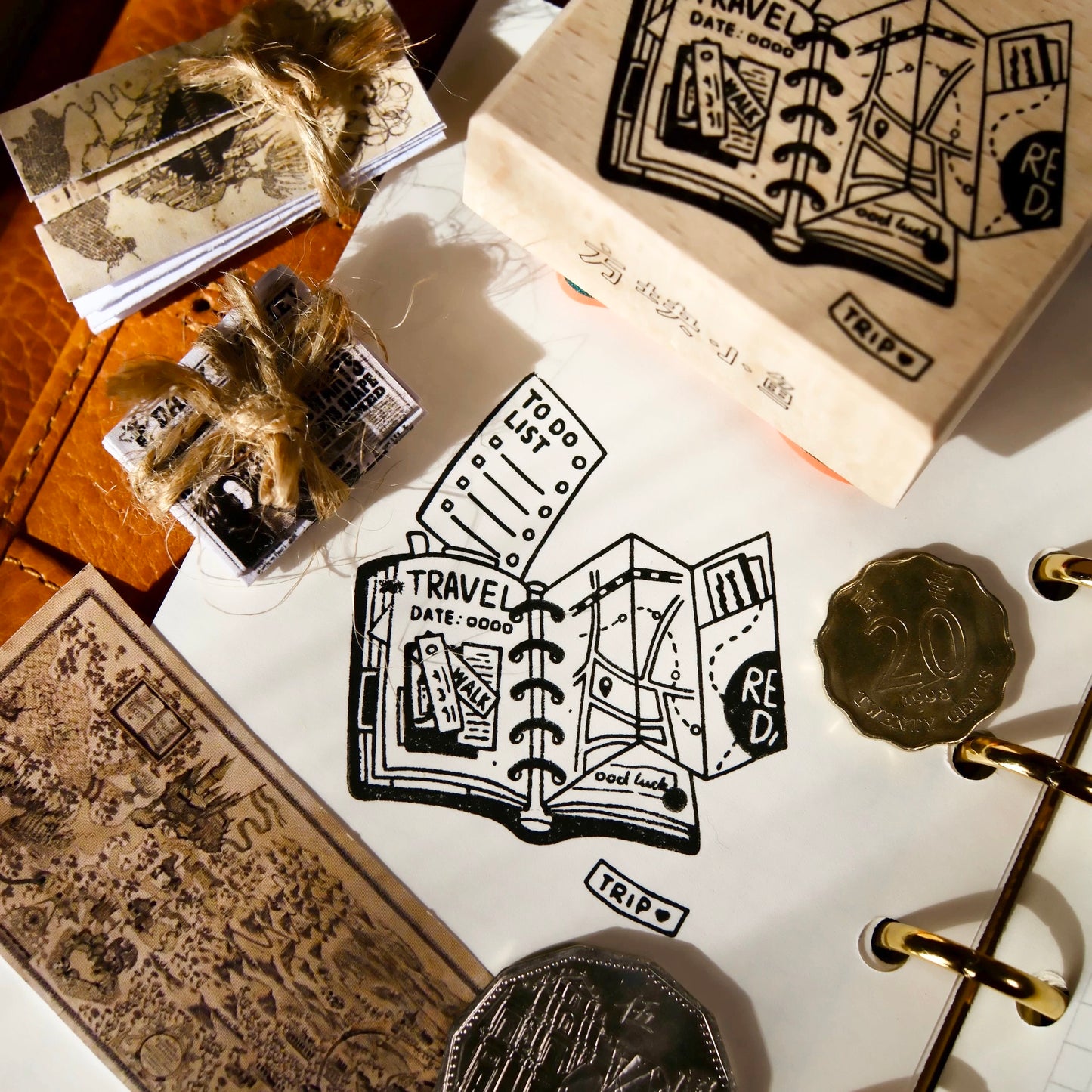 NEW! Cube Fish - Vol.13 | Traveling with my Journal | Rubber Stamps