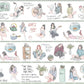NEW! Xiyue Studio - Girl's Diary | Kiss-cut | 7cm Washi Tape | Release Paper | 6M