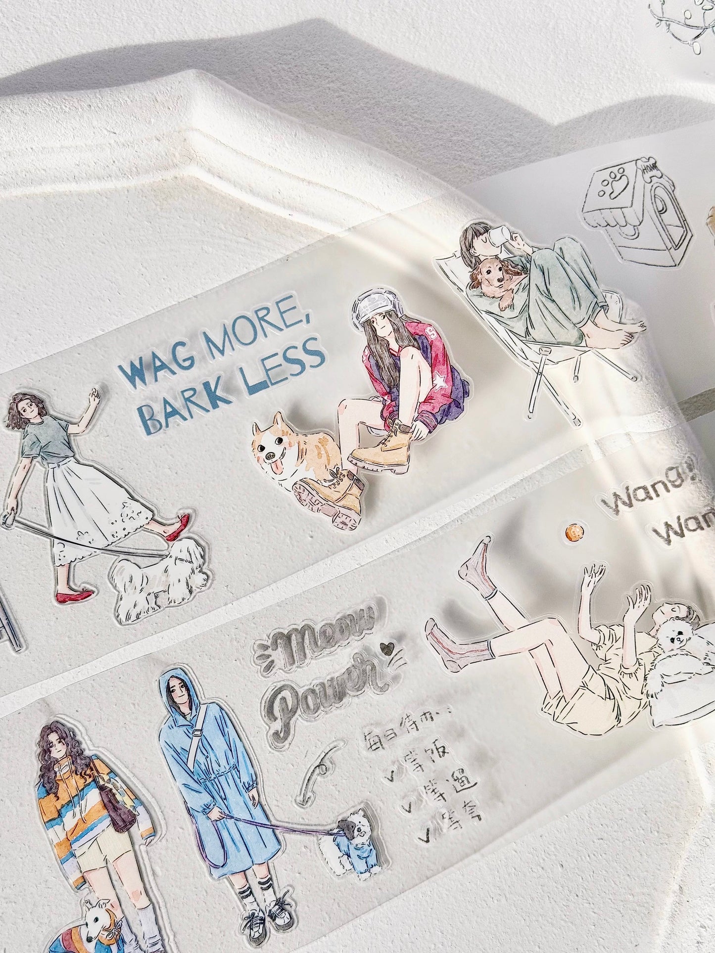 NEW! Xiyue Studio - Happy Moment | Kiss-cut | 7cm Tape | Release Paper | 5.4M