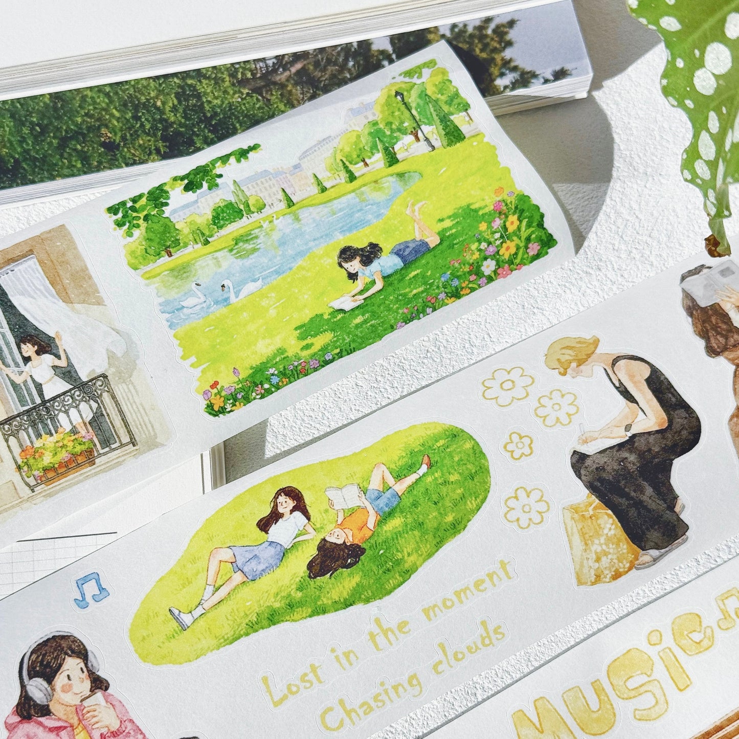 NEW! Xiyue Studio - Laid-back | Kiss-cut | 6cm Tape | Release Paper | 6M