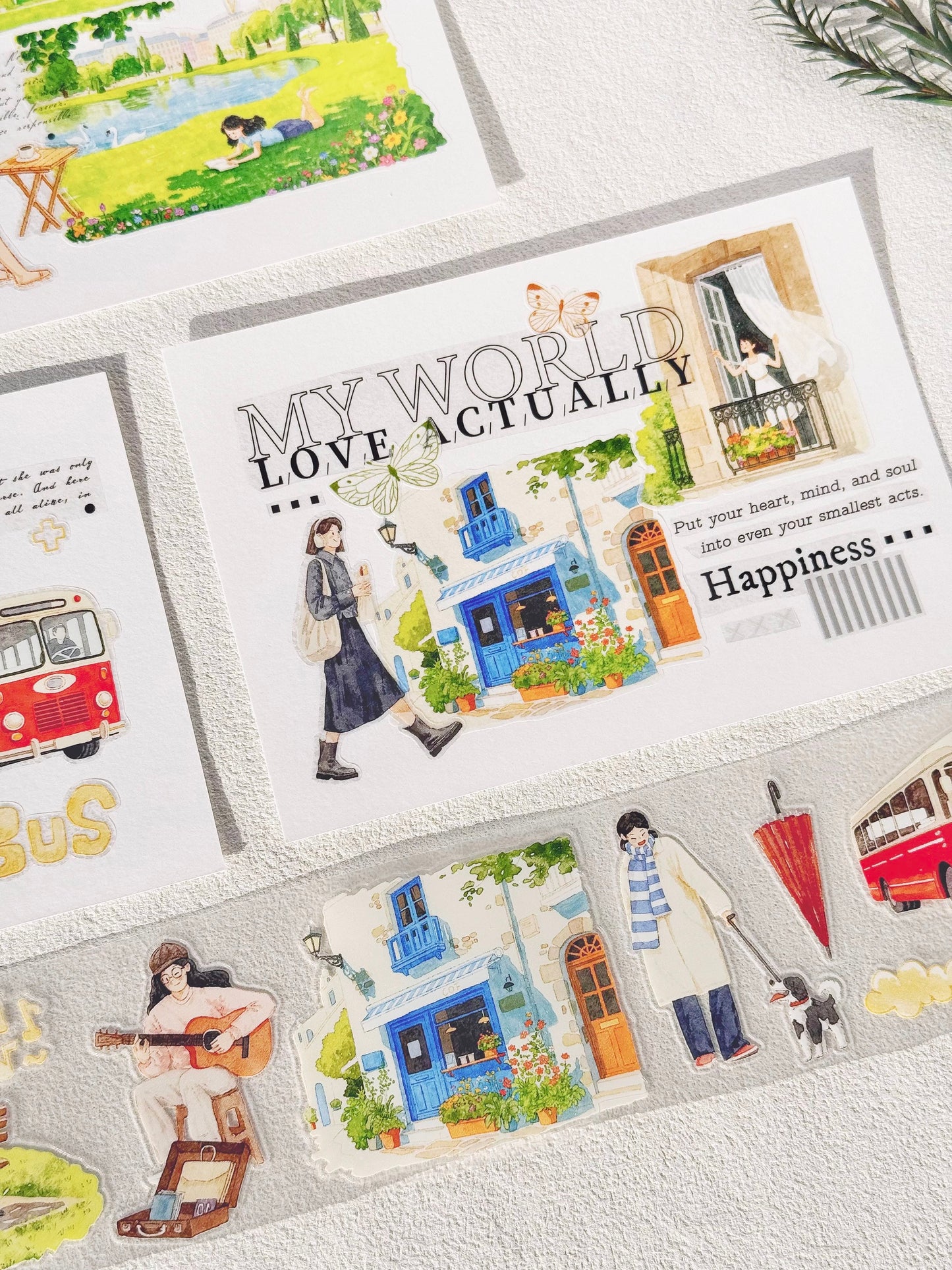 NEW! Xiyue Studio - Laid-back | Kiss-cut | 6cm Tape | Release Paper | 6M