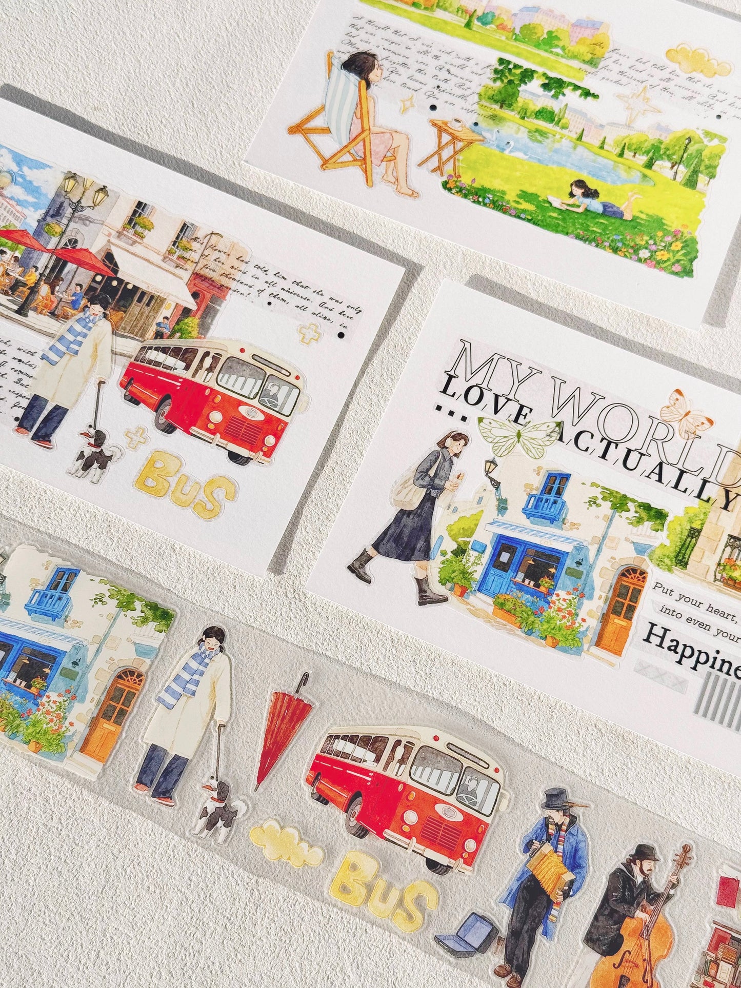 NEW! Xiyue Studio - Laid-back | Kiss-cut | 6cm Tape | Release Paper | 6M