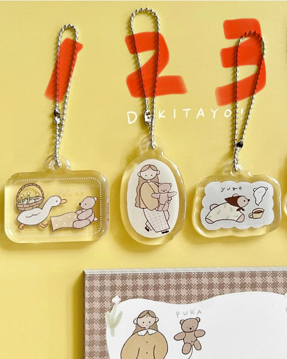 Ranmyu x Lazy Home Vol.4 - PUKU PUKU Charms | Resin | Journaling Accessories