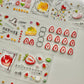 NEW! Pear Bunny Studio - Strawberry Season | Kiss-cut | 3.5cm PET Tape |  Release Paper | 5.4M