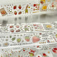 NEW! Pear Bunny Studio - Strawberry Season | Kiss-cut | 3.5cm PET Tape |  Release Paper | 5.4M