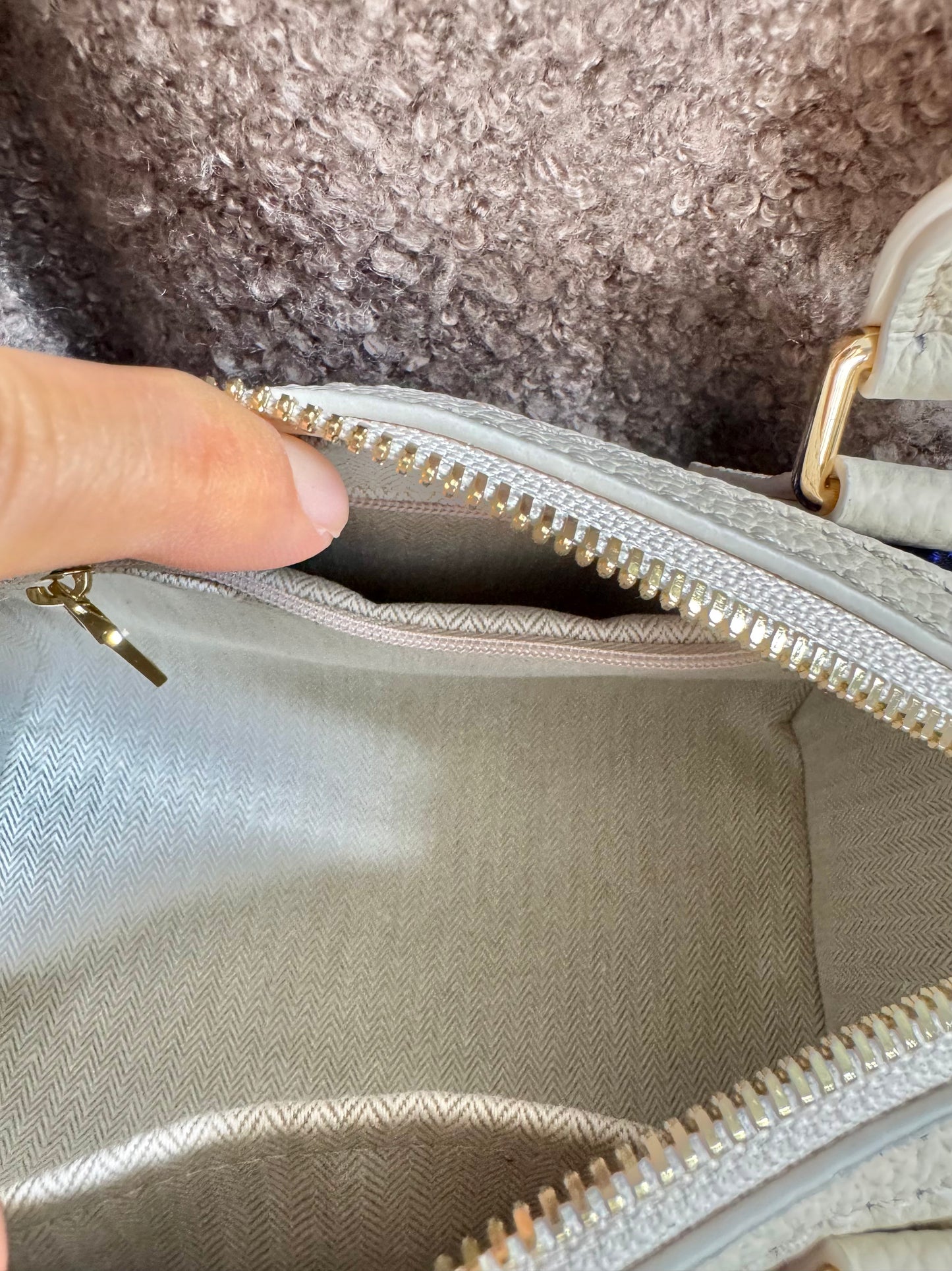 ESH Exclusive Collection - hope rain/ Rosas | Double-sided Pattern | mina perhonen Fabric | Real Leather | Handle | Crossbody | Handmade Products