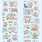 Molinta - Working Day | 4.5cm Pre-cut Sticker Paper Tape | Release Paper