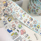 Molinta - Working Day | 4.5cm Pre-cut Sticker Paper Tape | Release Paper
