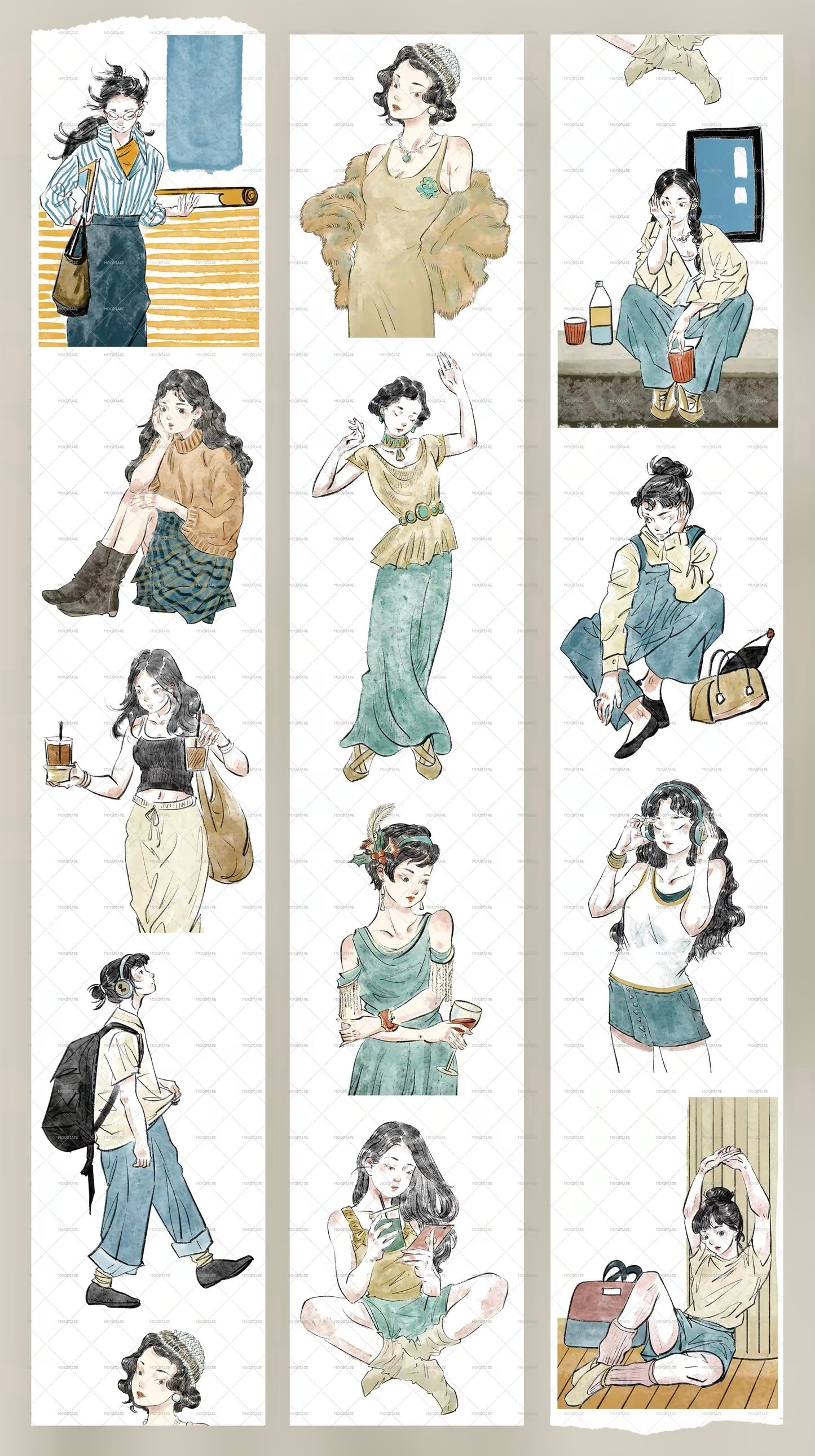 NEW! Moodtape - Daily Life | 5cm Tape | Release Paper | 5.1M