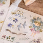NEW! Meow Illustration - Flower Girl - Bamboo  | 2 Sheets | Rub On Sticker