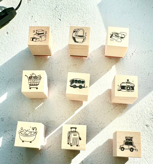 NEW! Like Studio - Vol.1 | 1.5cm Mini Rubber Stamp