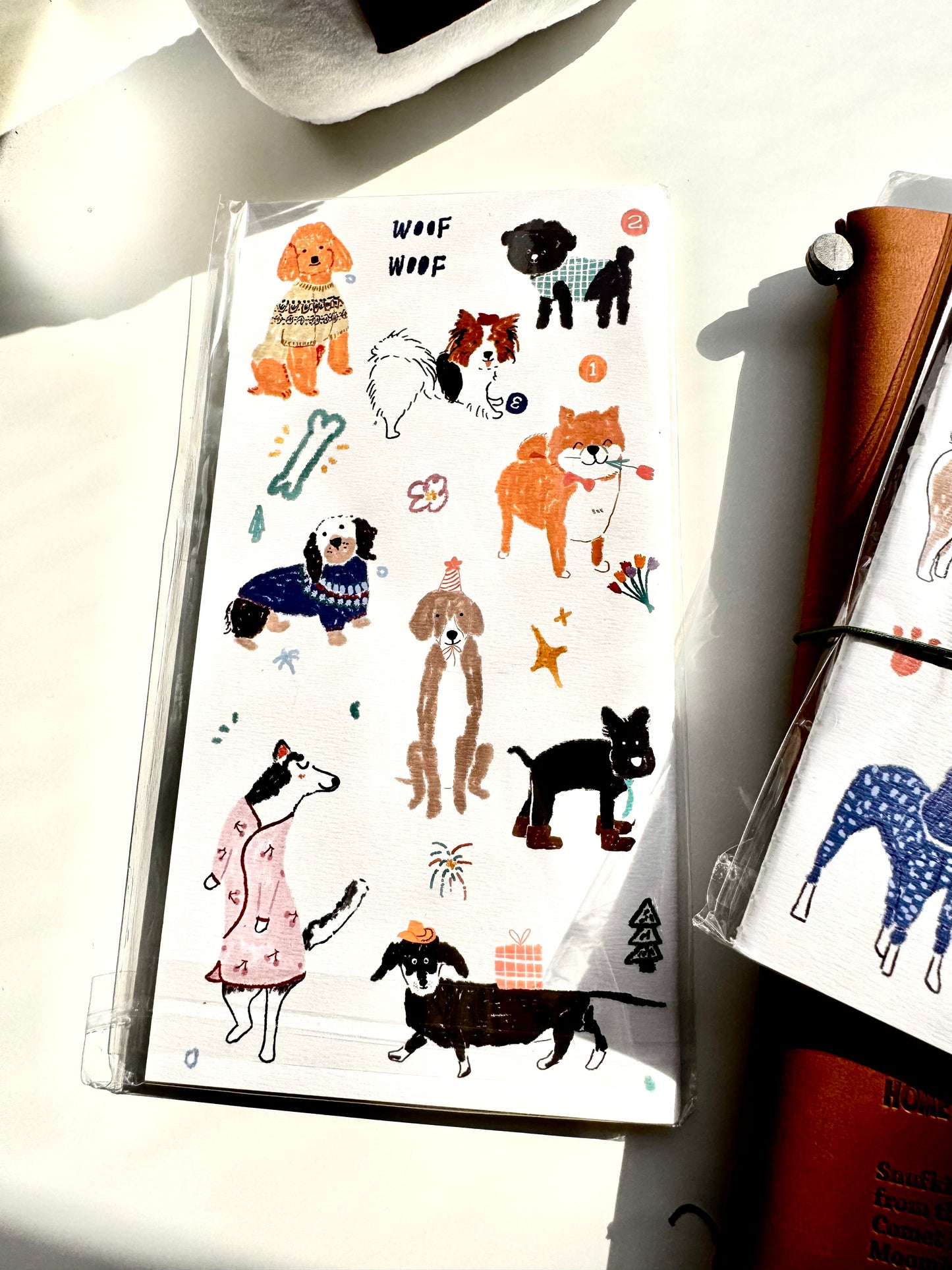 Huu's Fantasy - TN Refill - Dogs | Standard Size | Blank Inner Pages | Journaling Accessories
