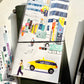 Huu's Fantasy - TN Refill - City | Standard Size | Blank Inner Pages |Journaling Accessories