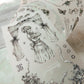 NEW! Journal Pages- Rose Maiden's Glance | Sketch Glitter | Kiss-cut | 7.5cm Tape | Release Paper | 6M