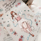 NEW! Journal Pages- Rose Maiden's Glance | Crystal Kiss-cut | 7.5cm Tape | Release Paper | 10M