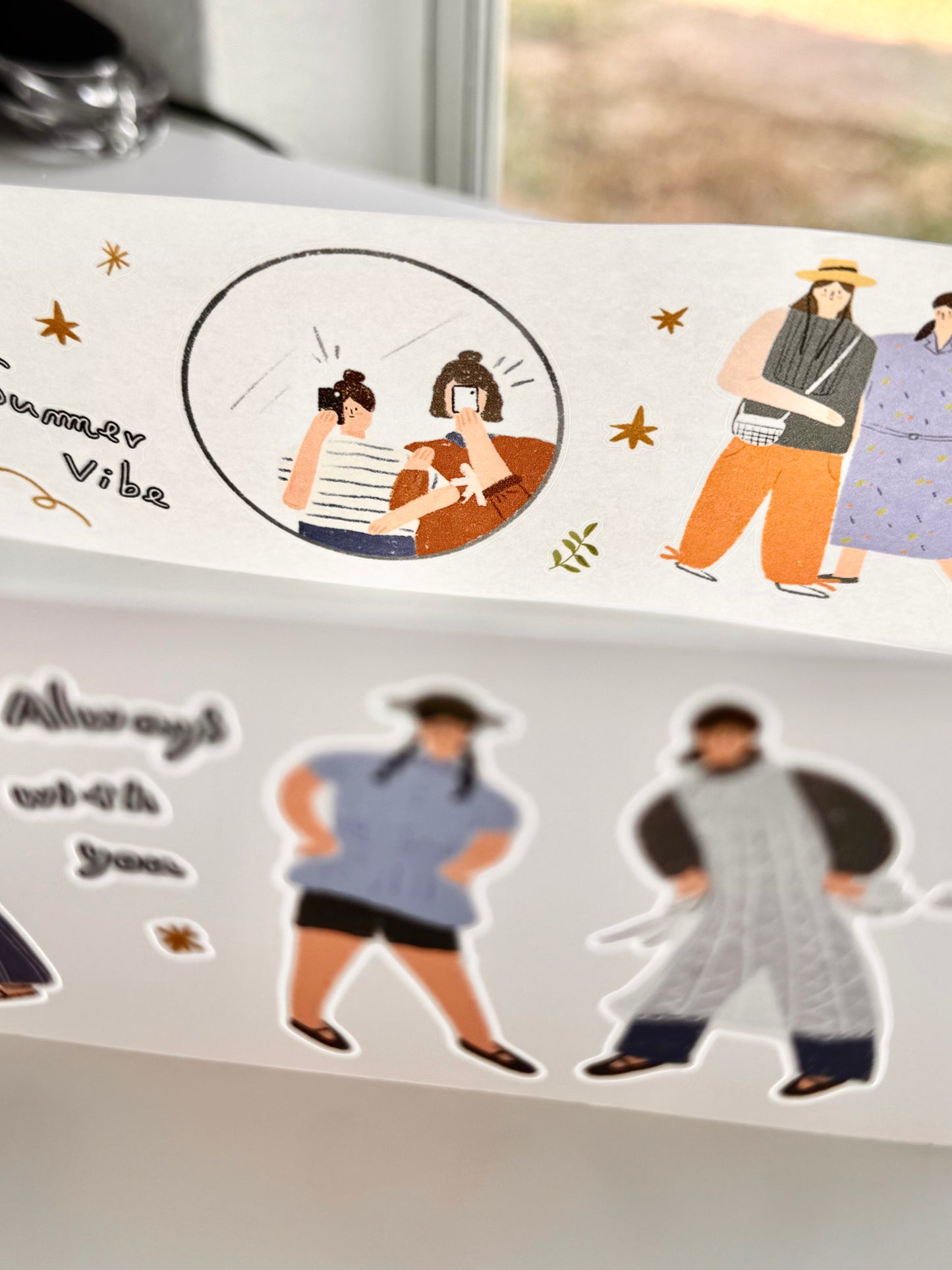 NEW! YouD Studio - Let's Go | 6cm Kiss-cut Tape |  Release Paper | 6M